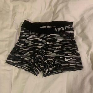 Black Camo Nike Pros